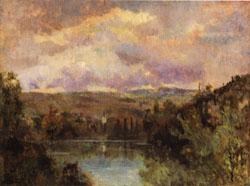 Albert Lebourg Edge of the Ain River oil painting picture